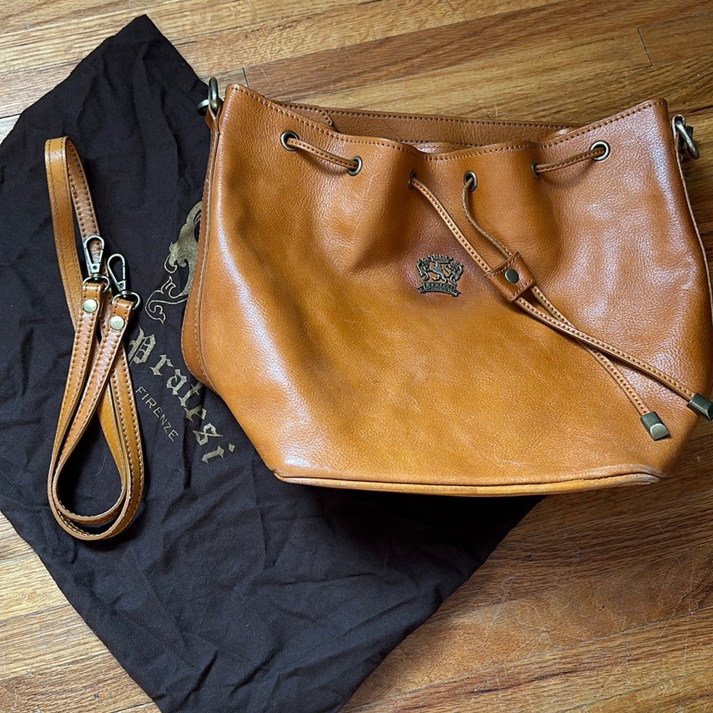 Pratesi Hand bag, long and short strap.